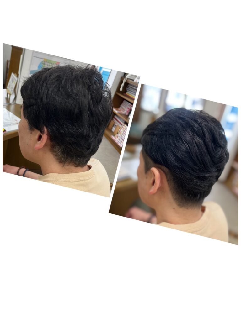 メンズカット＋香草カラー