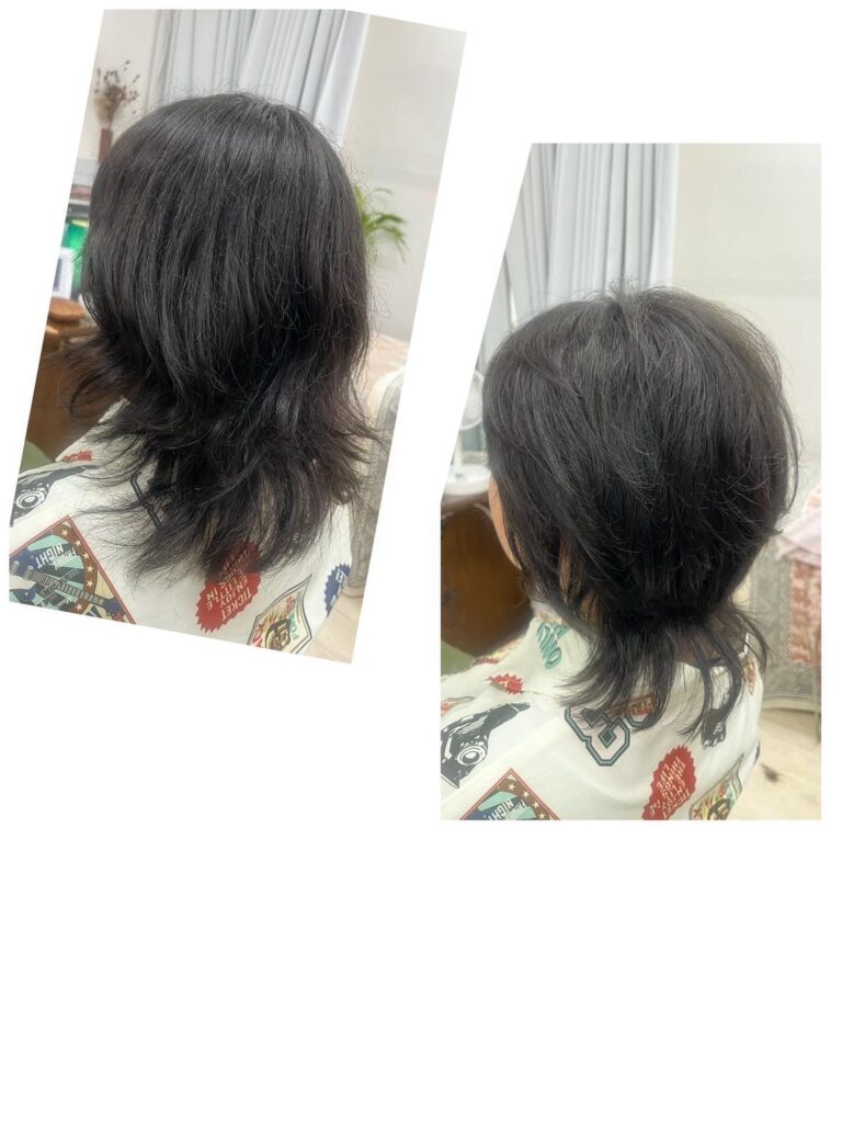 ご新規！ウルフカット（高校生)