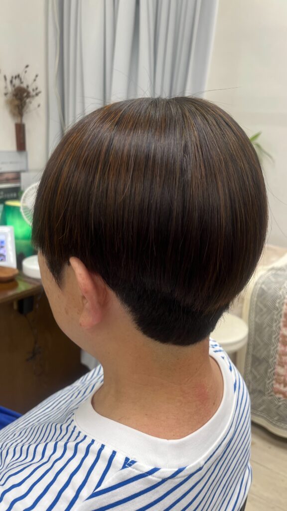 縮毛矯正＋ヘアーマニキュア