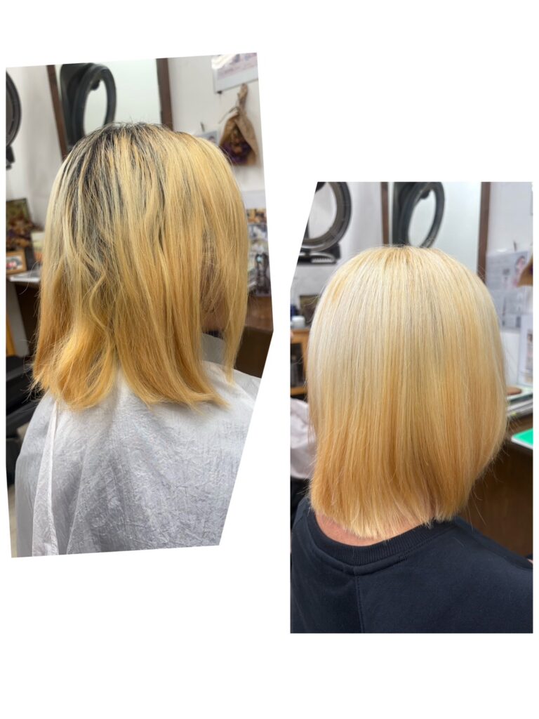 カット+ブリーチ