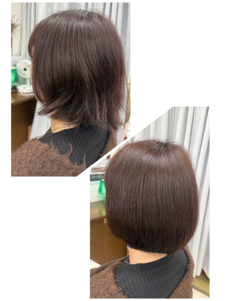 ご新規!カット+サプリカラー(髪質改善ストレート+カラーリング)