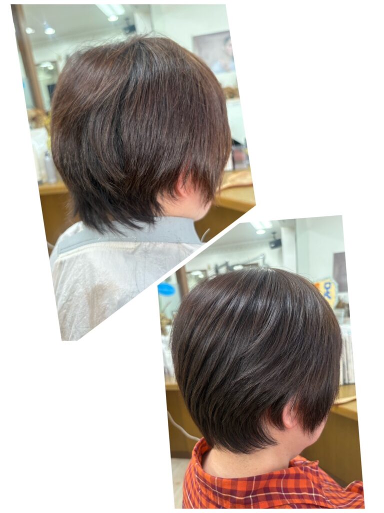 カット＋髪質改善ストレート＋カラーリング＋ヘッドスパ