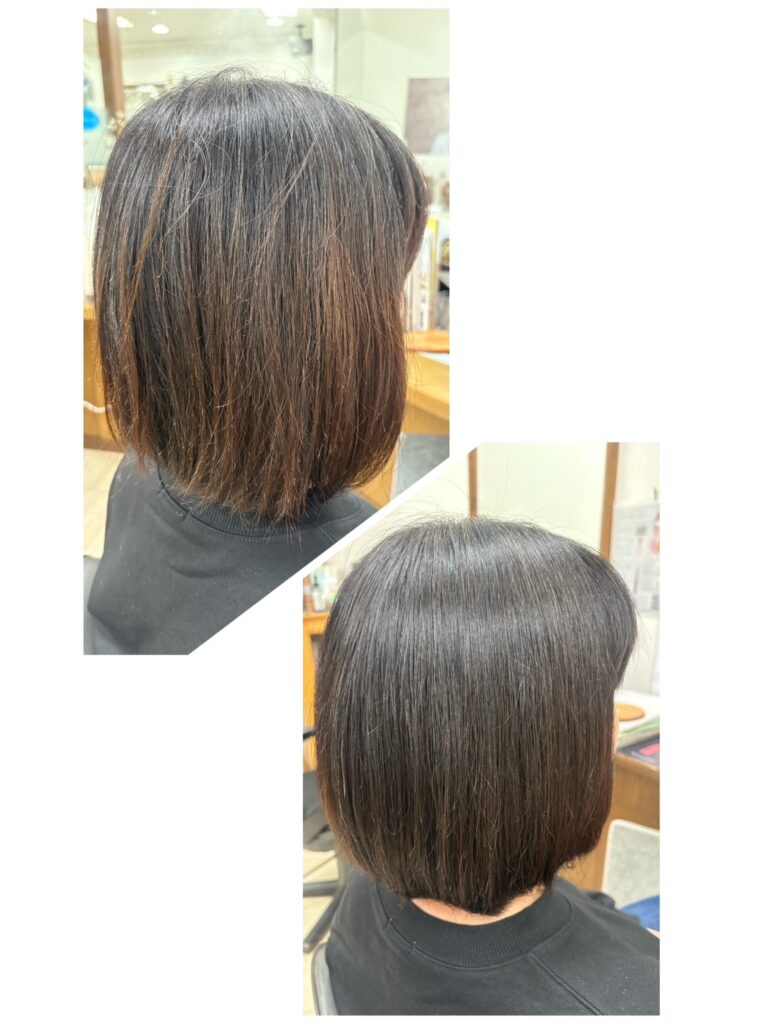 カット➕サプリカラー(髪質改善ストレート➕ノンジアミンカラー)