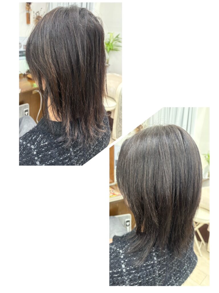 ご新規！髪質改善ストレート＋カラーリング