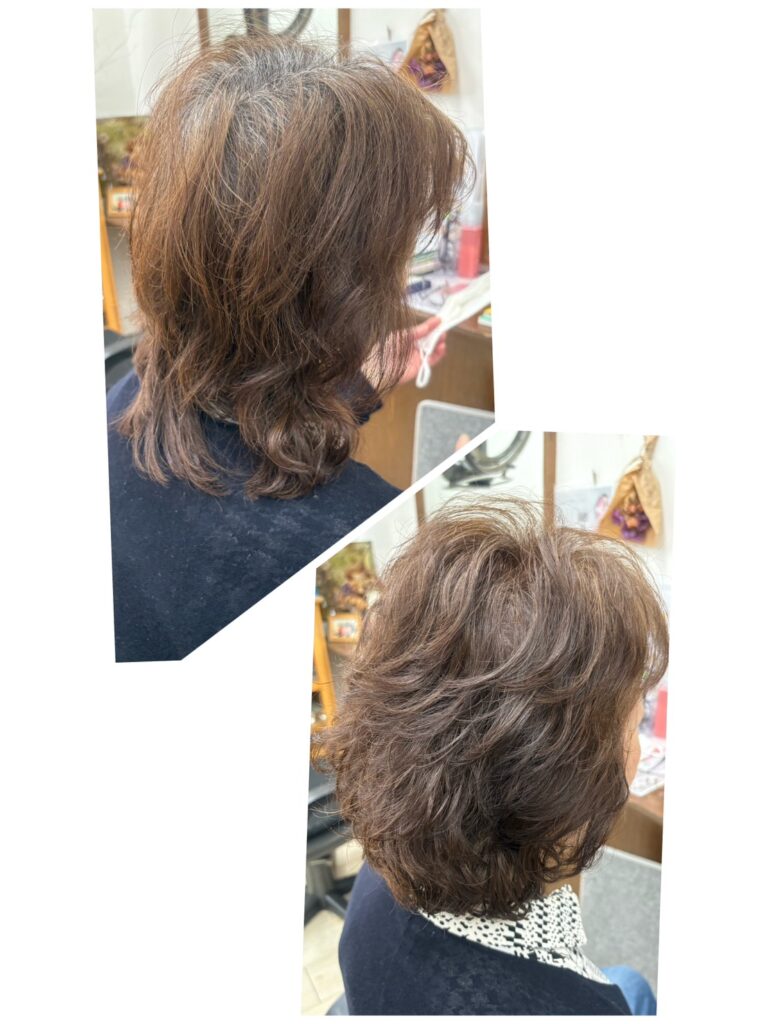 マレーアカール+カラーリング