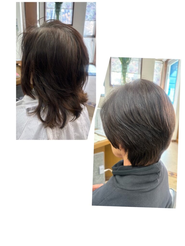 カット+香草カラー