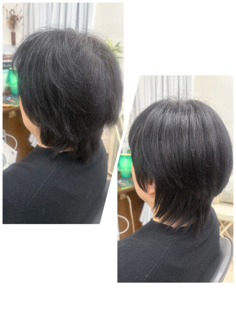 カット＋香草カラー＋サロントリートメント