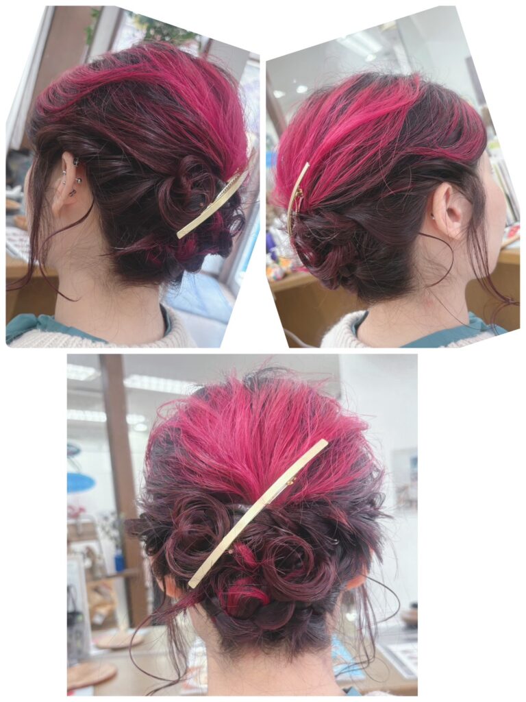 お食い初めお祝いヘアーセット（お母さん）