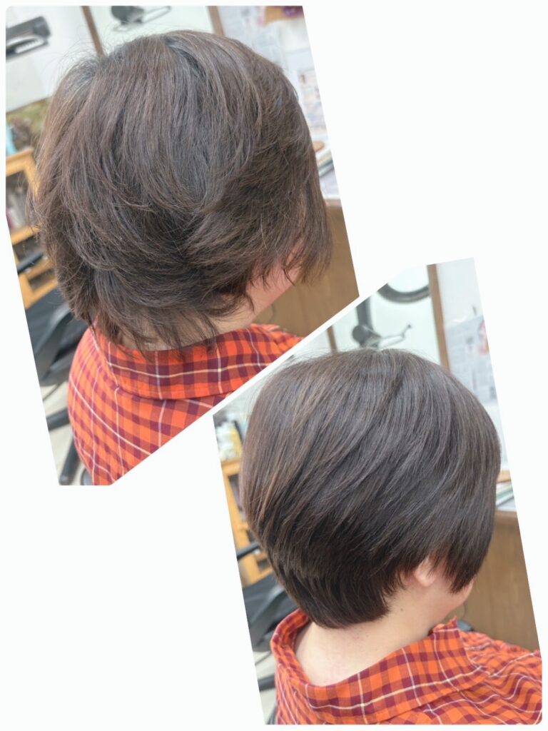 カット＋髪質改善ストレート＋カラーリング＋ヘッドスパ