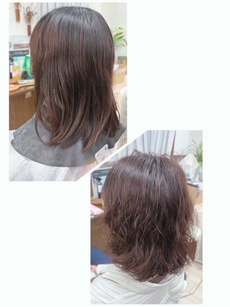 ウェーブ＋カラーリング