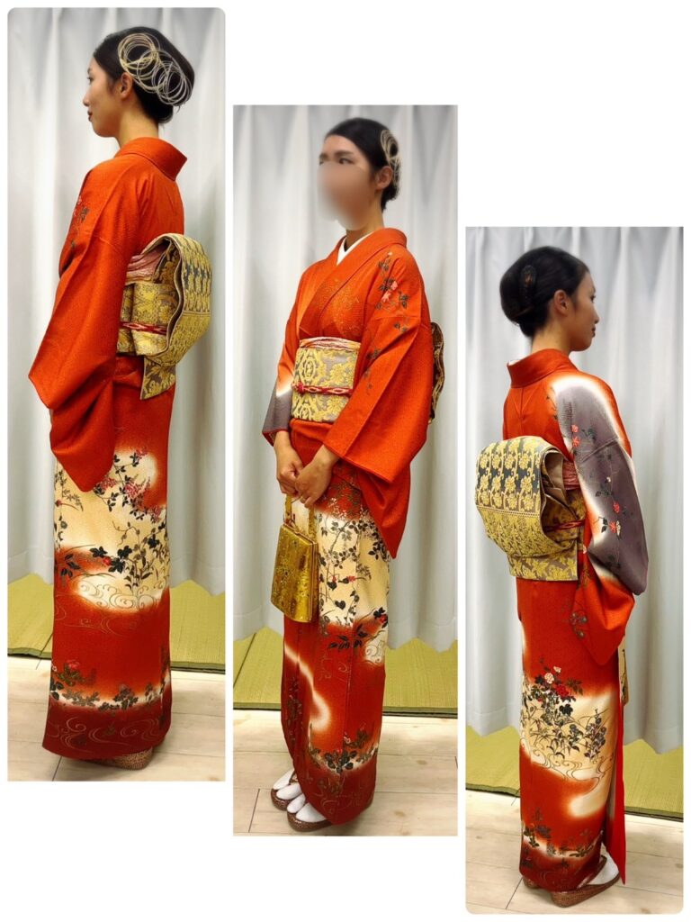 ご婚礼出席のヘアーと着付け