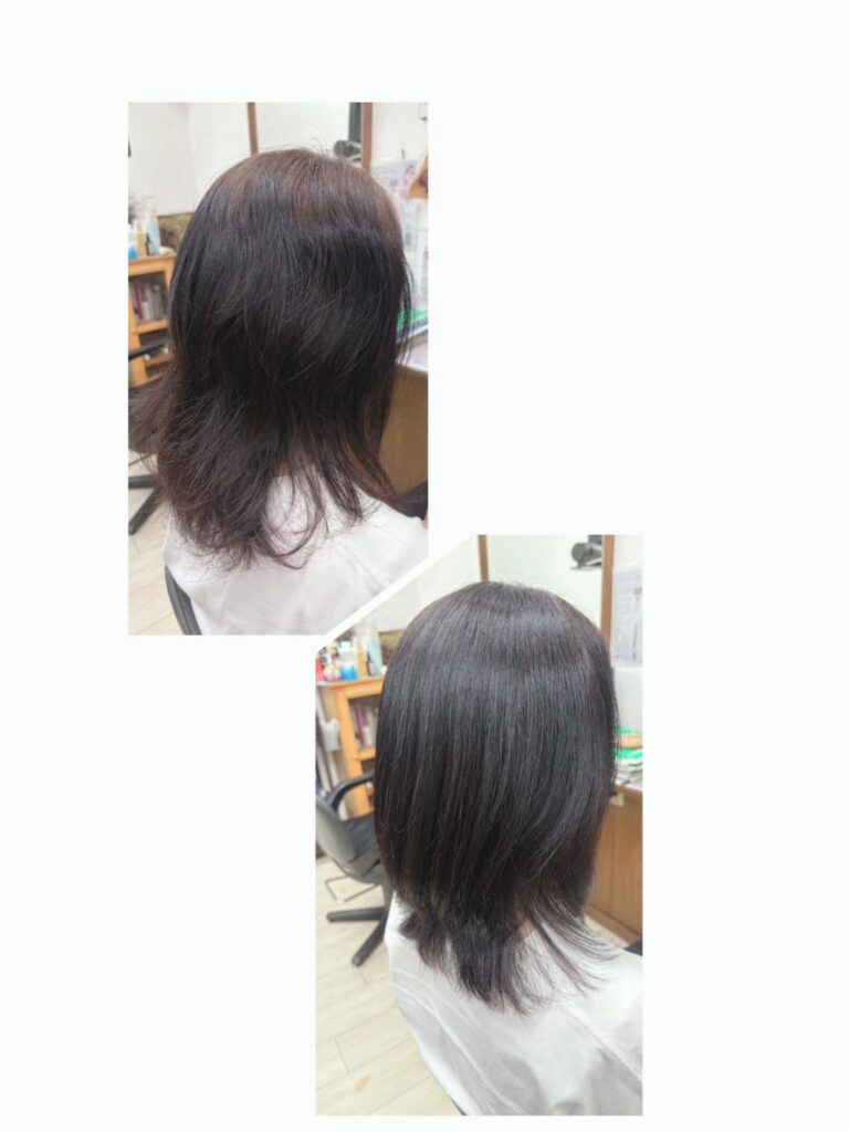 ご新規！カット＋髪質改善ストレート＋カラーリング