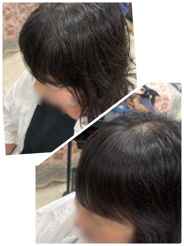 カット+前髪矯正+ヘアーマニキュア