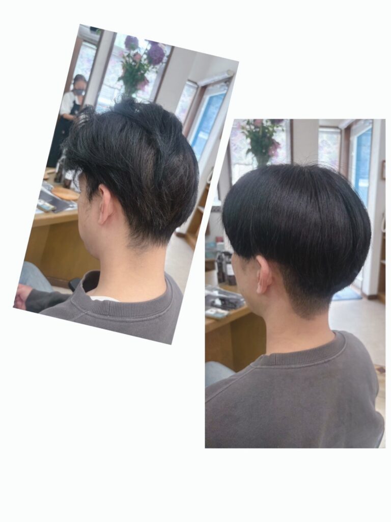 カット+香草カラー