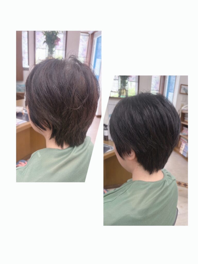 カット+香草カラー
