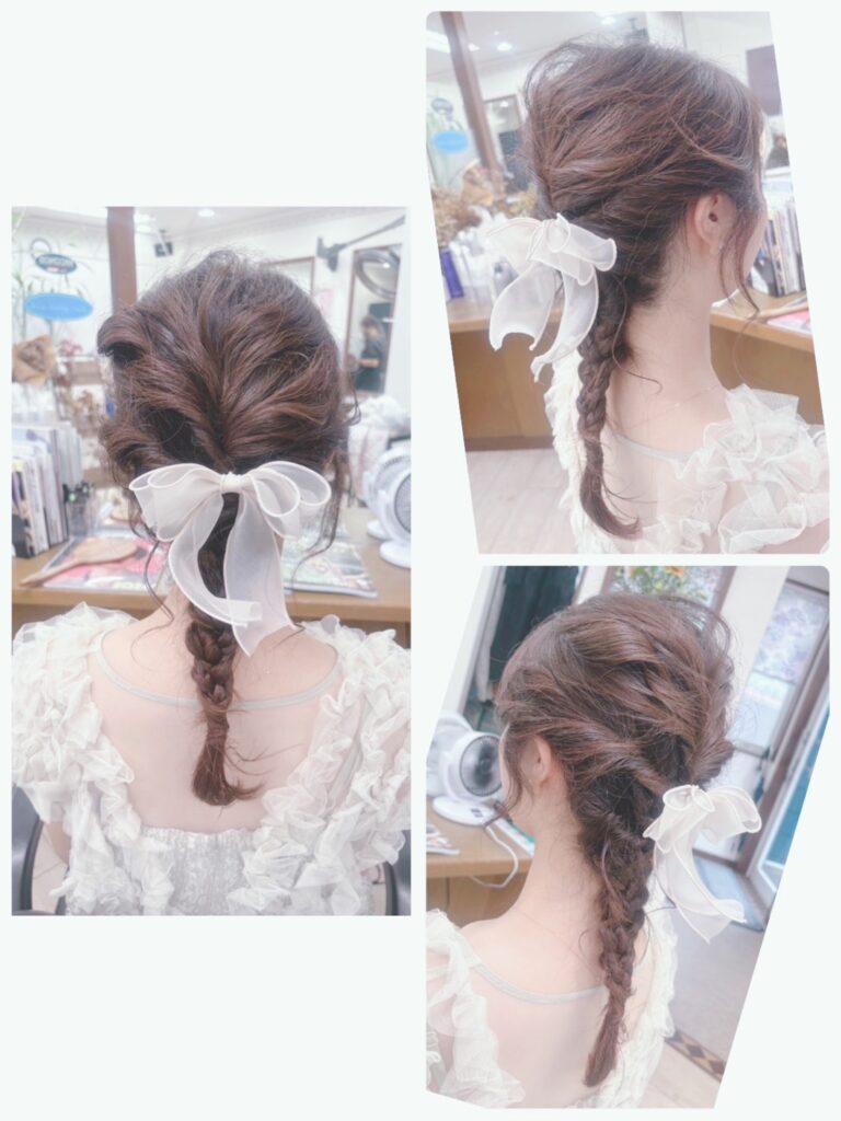 婚礼出席編みおろしです