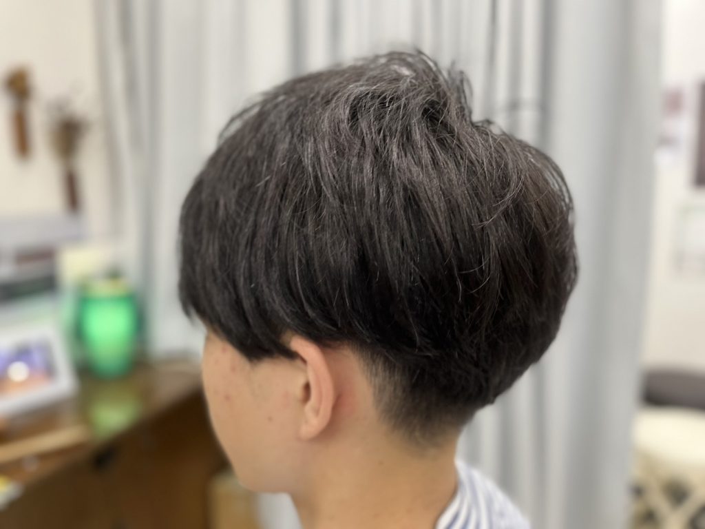 大学生メンズカット
