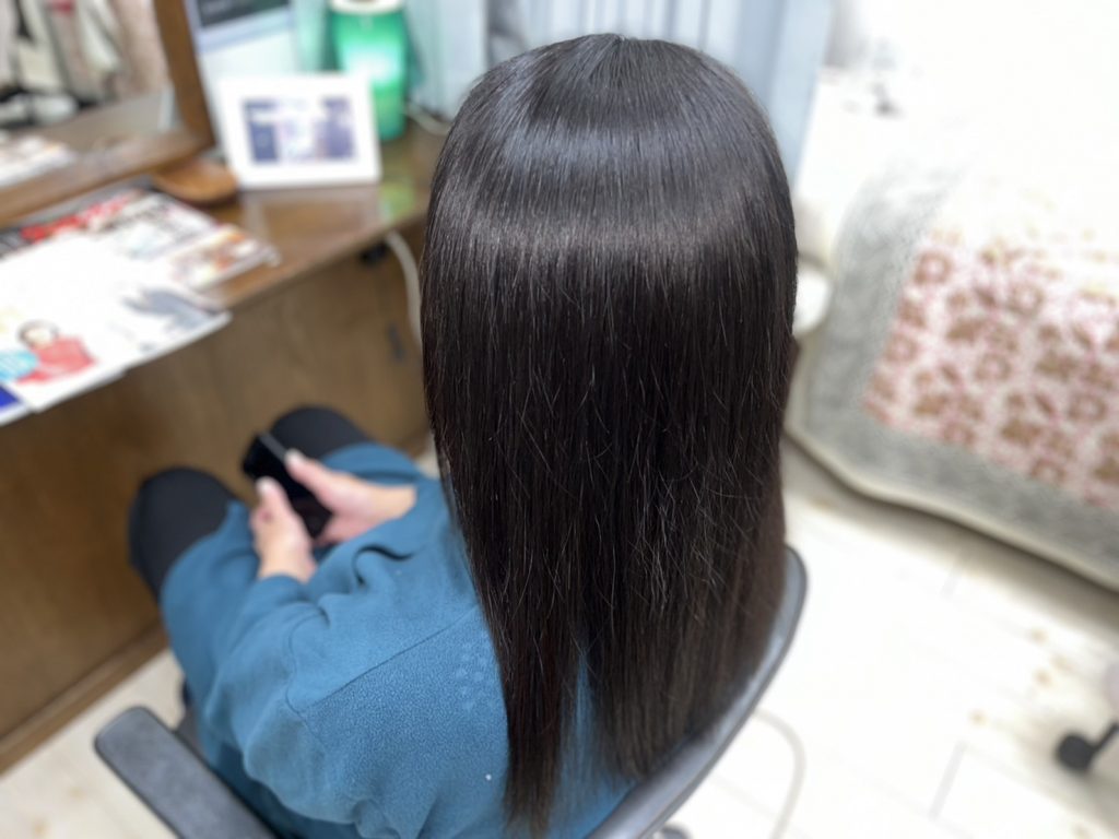 ハードな癖を縮毛矯正