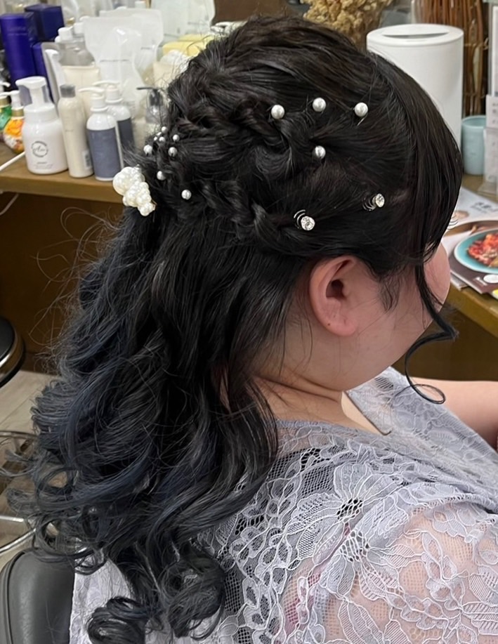 ご婚礼出席ヘアーセット