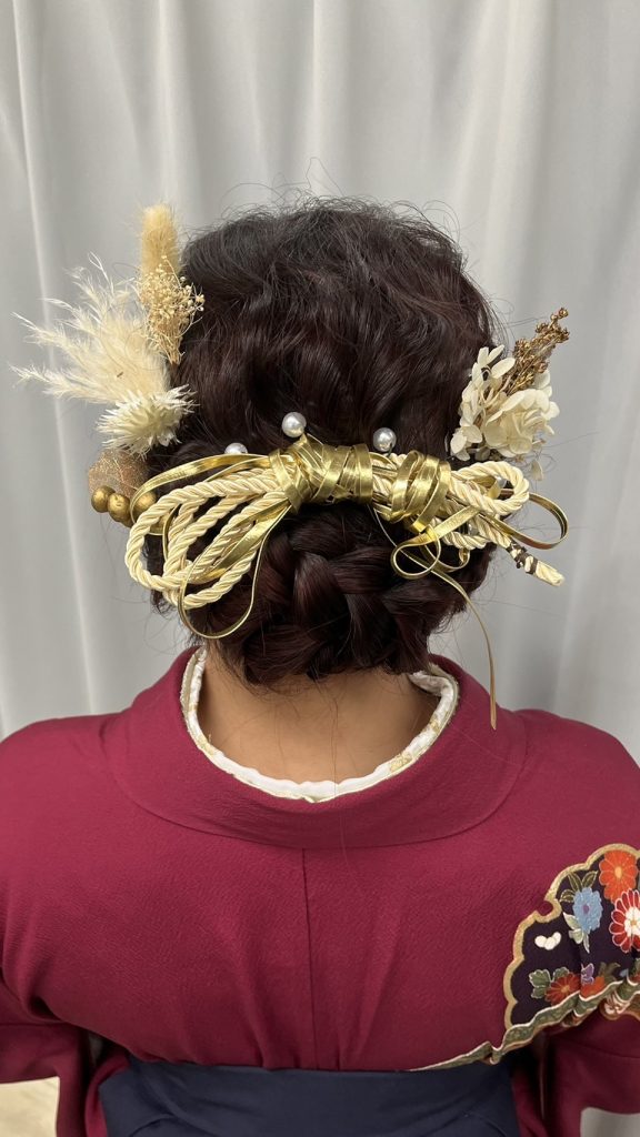 卒業式！ヘアーセットと袴の着付