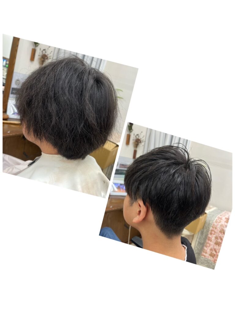 高校生メンズカット