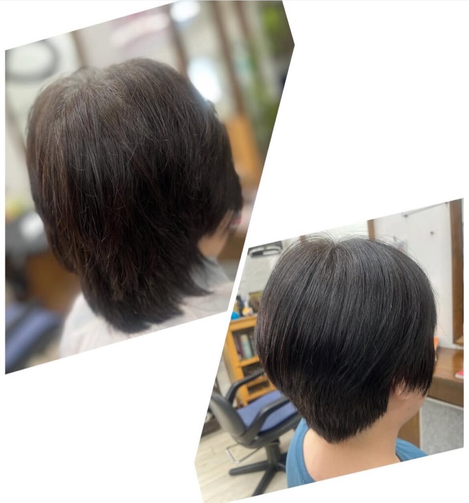 ショートカット＋香草カラー